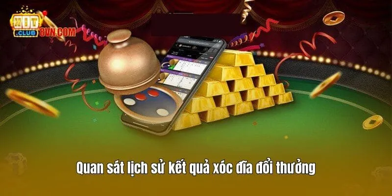 Quan sát lịch sử kết quả xóc đĩa đổi thưởng