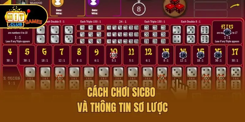 Cách chơi Sicbo và thông tin sơ lược
